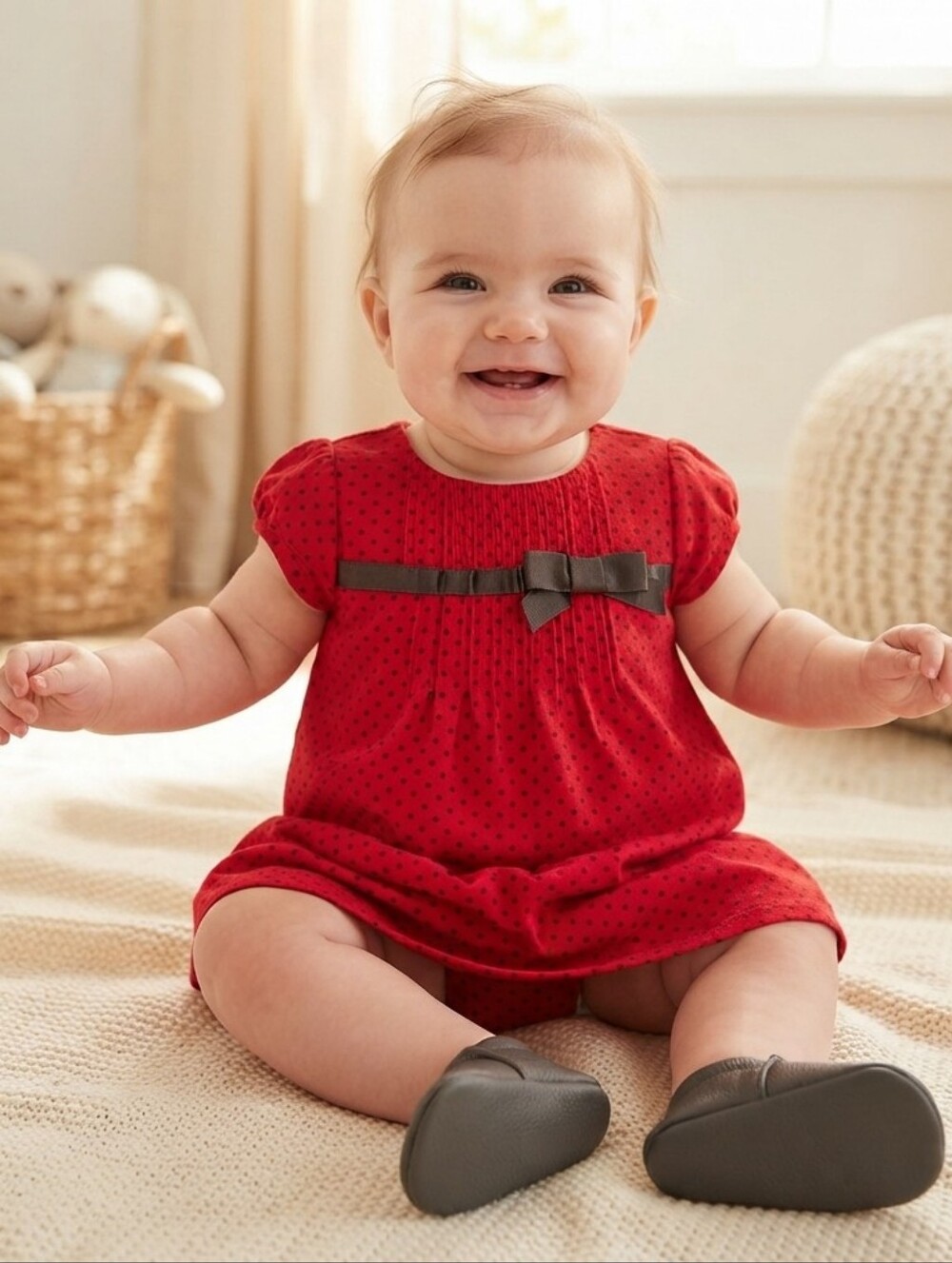 Carter's 9M Vibrant Red Baby Outfit